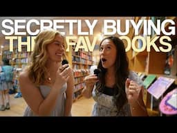 I SECRETLY Bought BookTubers' Favorite Books..While Hanging Out With Them! 🤫