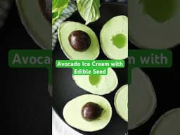 If you’re looking for a homemade easy healthy dessert, you need to try #avocado ice cream!