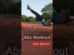 Abs exercises with bench
