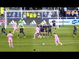 Lionel Messi vs Philadelphia Union | CRAZY FREE KICK GOAL