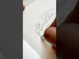 Calligraphy with fountain pen. Ink and Fountain pen by @ferriswheelpress3796 #mostmagicalink