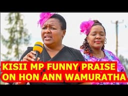 🙄🙄🙄KIAMBU WOMAN REP WAMURATHA PRAISED BY KISII WOMAN REP NDONYA FOR SHOWING HIM HOW TO COMB HER HAIR