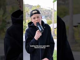 What is that guy doing in Hollywood?!🎤 #luvluvluv #hollywood #fypシ゚viral #artist #carsonlueders