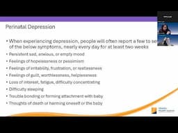 Perinatal Mood Disorders