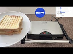 Unboxing & Testing The 2.1 Star Rated Contempo Sandwich Press From Big W