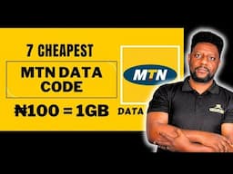 6 Cheap MTN Data Codes - N100 for 1.5G Monthly