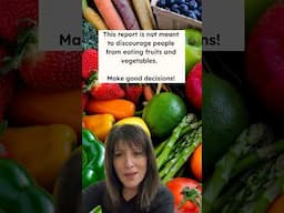 2025 'Dirty Dozen' Produce List #shorts #pesticides #groceryshopping #organic