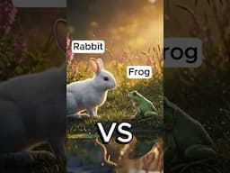 Rabbit 🐰 VERSUS Frog 🐸 Hybrid Mix #AnimalMashup #ShortsAnimals #PetLovers #AnimalVideos #FunnyPets