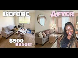 DECORATING A SUBSCRIBERS LIVING ROOM ON A $500 BUDGET!  SIMONA TO THE RESCUE! EP.2