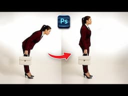 How to change body shape in Photoshop #tutorial