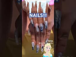 Nails "Frozen Theme" | Disney Would Love This!!! #shorts #reels #nails #tutorial #subscribe #love