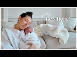 BIRTH VLOG | He's Here!!!! baby #3