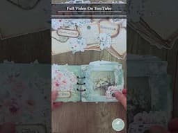 PRINT & CUT PHOTO ALBUM TUTORIAL 🤍 | French Country Binder Ring | My Porch Prints Junk Journal Ideas