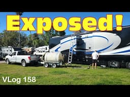 💩 WE aren't kidding! DIY Smart Cam. Rain, RV and Tow truck.🤔 HDT RV. Peace River Thousand Trails