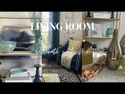 NEW* LIVING ROOM DECORATE WITH ME * Styling with Color