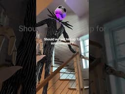 13 foot jack inside for summerween ? 💀 mayyybe yess !? #summerween #nightmarebeforechristmas