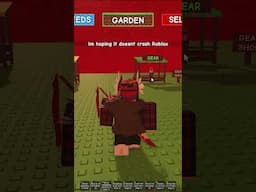 Grow A Garden Update CRASH Roblox.. 🤣
