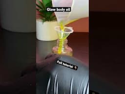 Glow body oil for skin brightening