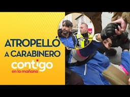 ATROPELLÓ A CARABINERO: Motociclista fue detenido en fiscalización   -Contigo en la Mañana