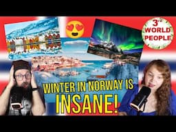 3rd WORLD PEOPLE REACT: NORWAY TRAVEL WINTER | NORWAY REACTION