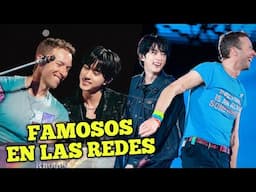 Famosos en las redes: Jin de BTS sorprendió a todos en concierto de Coldplay