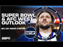 🚨 BELIEVE IT?! 🚨 Josh Allen leads Bills to a Super Bowl + AFC West OUTLOOK! | Get Up