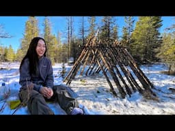building an A-frame shelter