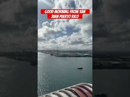 Good morning from San Juan #mscworldamerica #cruise #cruiselife
