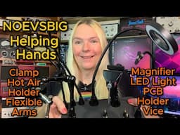NOEVSBIG Helping Hands PCB Holder For Electronics Projects & Soldering - Full Review