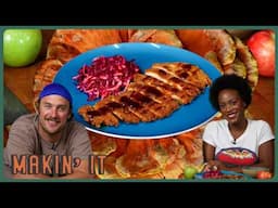 Brad Makes Vegetarian Fried Cutlet with Chrissy Tracey | Makin' It! | Brad Leone