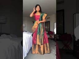 another half saree for an indian wedding #halfsarees #indianfashion #indianclothing #indianwedding
