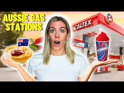 ONLY eating AUSSIE GAS STATION food for 24 HOURS! 🇦🇺