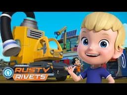 Rusty Helps Liam Clean Up His Giant Mess! | Rusty Rivets | Full Episode