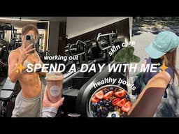 SPEND A DAY WITH ME: chasing european summer, working out, skin care & healthy food
