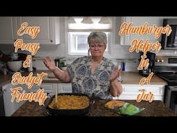 Frugal Hamburger Helper In a Jar Mix