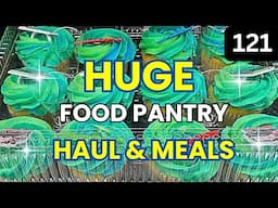FRUGAL LIVING & Food Pantry Haul 2025 - Food Haul - FOOD BANK - Food Pantry Haul - Budget Meals