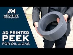 3D Printed Parts for Oil and Gas Industry Made of PEEK