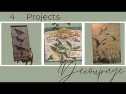 Create AMAZING Decoupage Projects in Minutes!