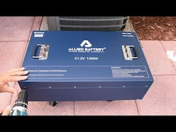 What's Inside A $3000 51.2V/150Ah Allied LiFePO4 Golf Cart Battery?
