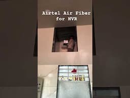 Airtel fiber for cpplus NVR | air giber for remote area cctv online #cctvcamera