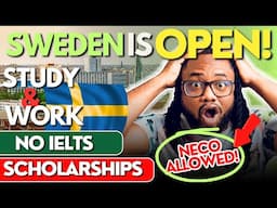 SWEDEN IS OPEN! Study and Work in Sweden | Step-by-Step Application Process