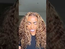 SUMMERTIME FINE! GLUELESS 360 lace wig from @AshimaryHair BALAYAGE CURLS