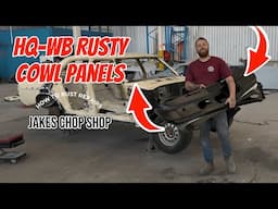 NEW SERIES! I SHOW YOU HOW WE DO RUST REPAIRS! HQ-WB COWL AND PLENUM REPAIRS!
