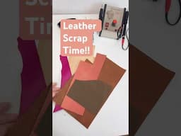 What can I make? Four keychains, a couple of coffee sleeves…not bad for scraps!! #leathercrafts