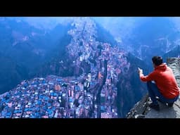 China's Most Insane Cliff City: Built on a 1700-Meter-High Mountain Peak!