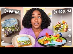 I Tested the MOST SATISFYING TikTok FOOD ART Recipes