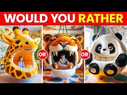 Would You Rather...? Build Your Dream ANIMAL World 🐶🦄🌈✨