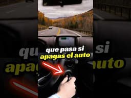 Que pasa si apagas el auto en marcha?   #auto #tutorial #tips