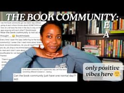 THE BOOK COMMUNITY(tea): WE ARE A PERFECT, WELCOMING, HAPPY COMMUNITY, DIDN'T YOU KNOW?