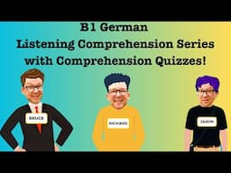 Practice your German listening skills with this listening comprehension series!